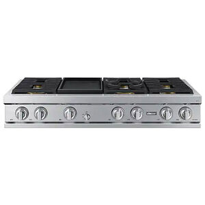 Dacor 48 in. Gas Smart Rangetop with 6 Sealed Burners & Griddle - Graphite Stainless, , hires