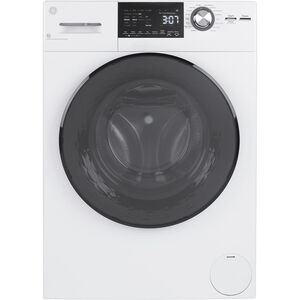 GE 24 in. 2.4 cu. ft. Electric All-in-One Front Load Washer-Dryer Combo with Sensor Dry - White, , hires