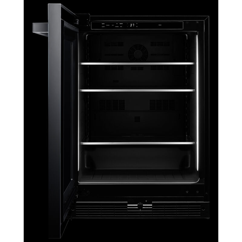 JennAir Noir 24 in. 5.2 cu. ft. Built-In Undercounter Refrigerator - Stainless Steel, , hires