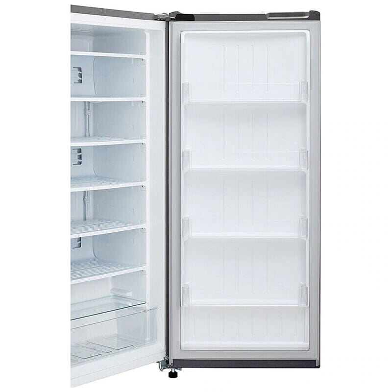 LG 21 in. 5.8 cu. ft. Compact Upright Freezer - Platinum Silver, , hires