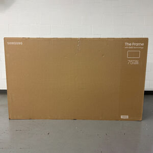 Samsung - 75" Class The Frame (LS03D) Series QLED 4K UHD Smart Tizen TV (Open Box Good Condition), , hires