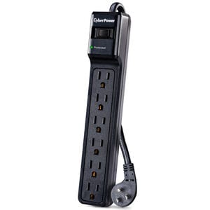 CyberPower B604BK Surge Protector - Black, , hires
