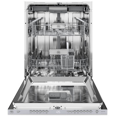 Bertazzoni 24 in. Built-In Dishwasher with Top Control, 42 dBA Sound Level, 15 Place Settings, 6 Wash Cycles & Sanitize Cycle - Custom Panel Ready | DW24T3IPV