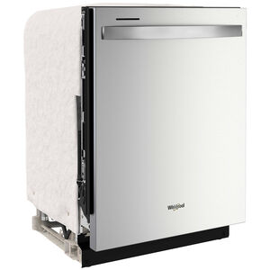 Whirlpool 24 in. Top Control Dishwasher with 50 dBa Sound Level - Fingerprint Resistant Stainless, , hires