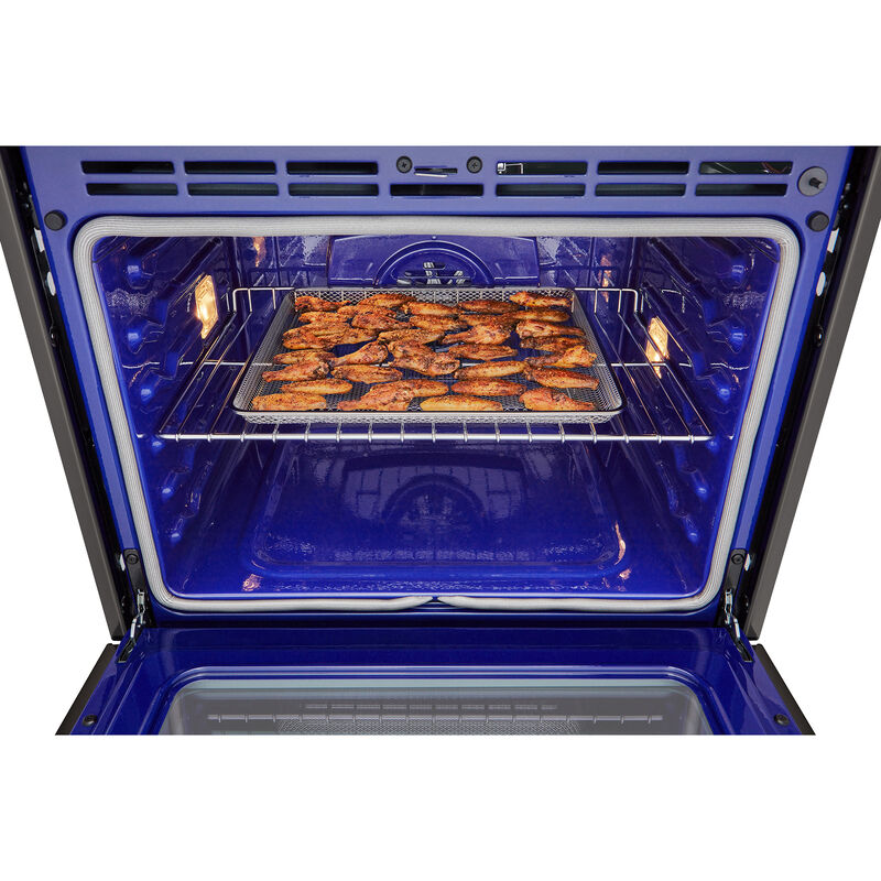 LG 30 in. 4.7 cu. ft. Smart Electric Single Wall Oven with Standard Convection - PrintProof Black Stainless Steel, , hires