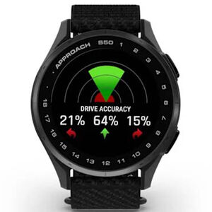 Approach S50 GPS Golf Watch, Slate with Black Nylon Band, , hires
