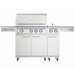 XO Performance 13 in. Natural Gas Twin Side Burner - Stainless Steel, , hires