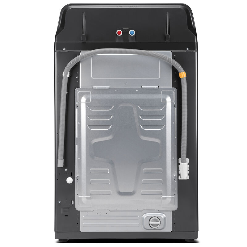 Midea 27 in. 4.4 cu. ft. Smart Top Load Washer with Power Wave 360 Agitator - Metallic Gray, Metallic Gray, hires