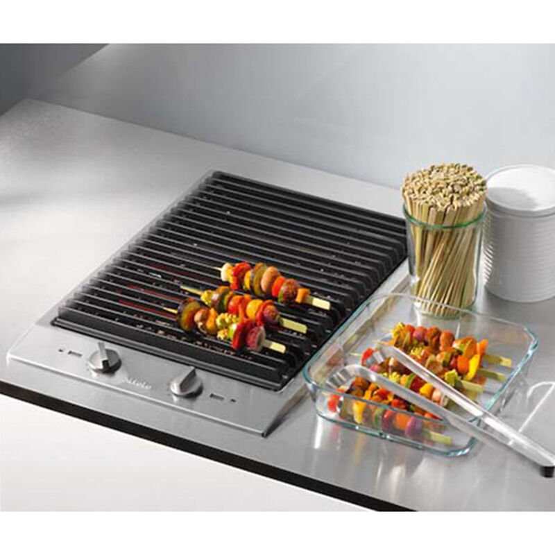 Miele CombiSet Series 15 in. 2-Burner 220V Electric Cooktop with Grill - Stainless Steel, , hires