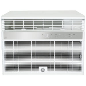GE 10,000 BTU Smart Energy Star Window Air Conditioner with 3 Fan Speeds & Sleep Mode - White, , hires