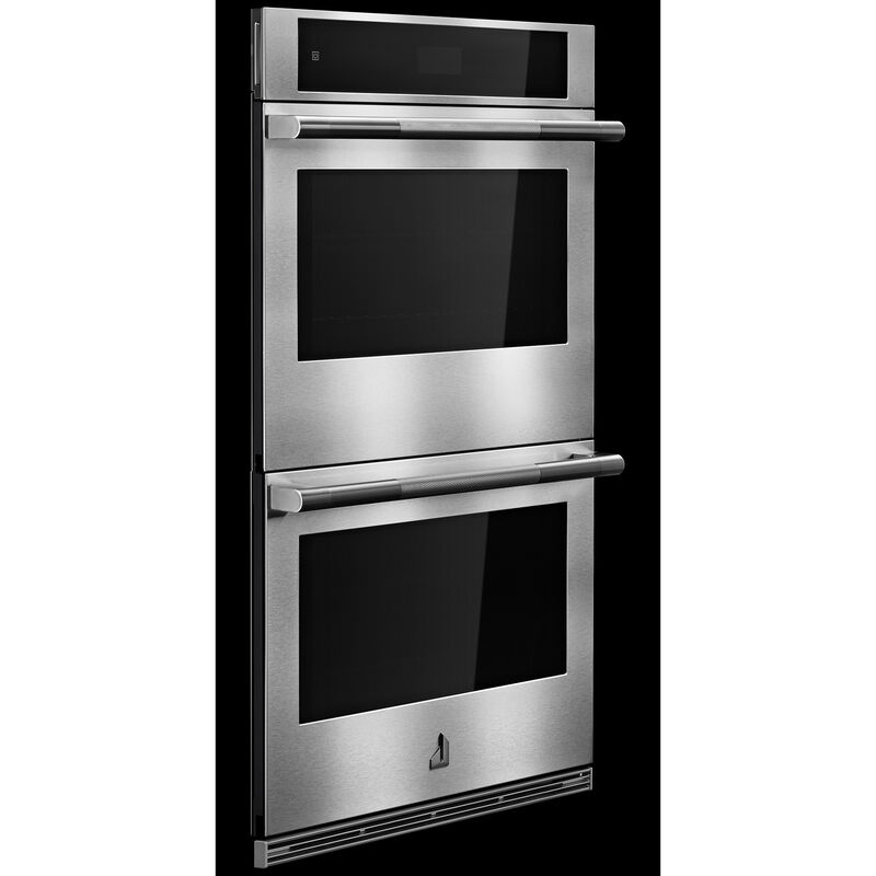 JennAir Rise 27 in. 8.6 cu. ft. Front Control Electric Double Wall Oven with Standard Convection - Stainless Steel, , hires