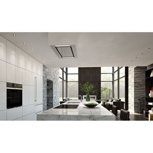 Wolf 36 in. Convertible Ceiling Style Range Hood with 2 LED Lights - White, , hires