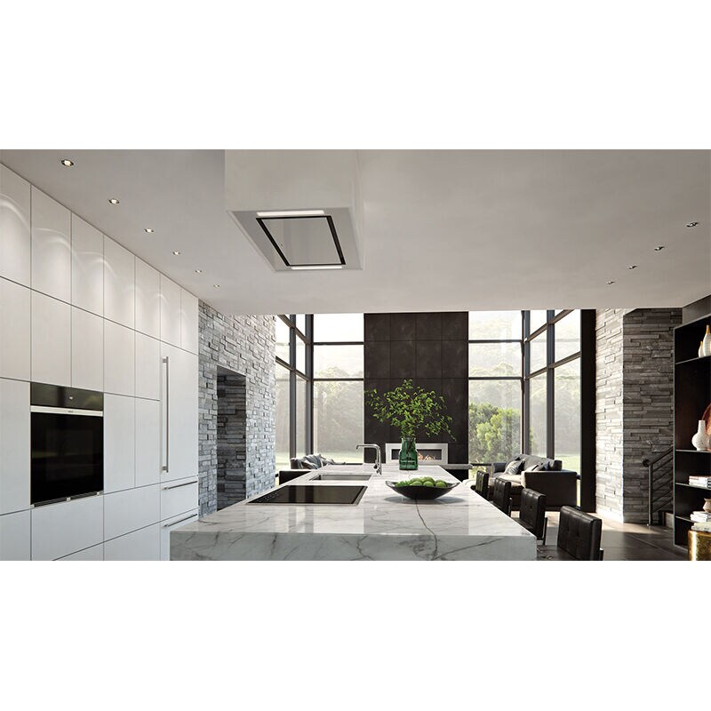 Wolf 36 in. Convertible Ceiling Style Range Hood with 2 LED Lights - White, , hires