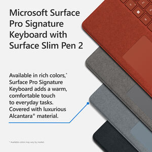 Microsoft Surface Pro Signature Keyboard with Slim Pen 2 - Black, , hires