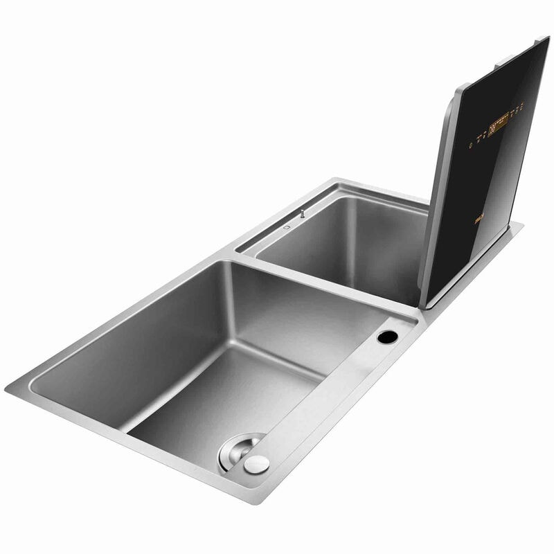 Fotile 2-In-1 In-Sink Top Control Dishwasher with 57 dBA Sound Level - Stainless Steel, , hires