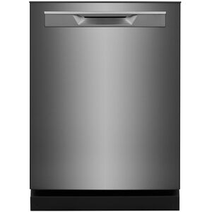 Frigidaire Gallery 24 in. Built-In Dishwasher with Top Control, 49 dBA Sound Level, 14 Place Settings & 8 Wash Cycles - Black Stainless Steel, Black Stainless Steel, hires