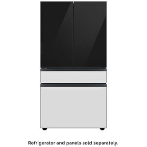 Samsung BESPOKE 4-Door French Door Middle Panel for Refrigerators - White Glass, , hires