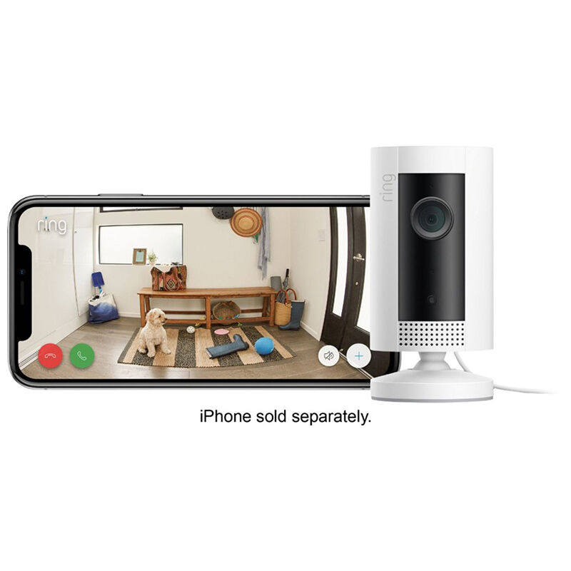 Ring Indoor 1080p Wi-Fi Security Camera - White, , hires