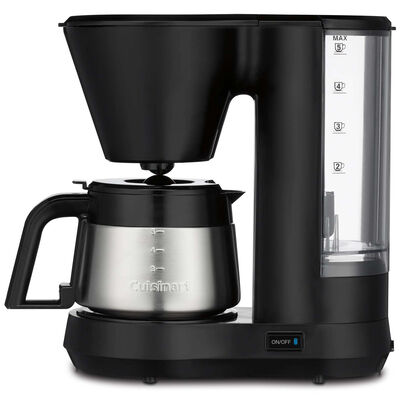 Cuisinart 5-Cup Coffee Maker with Stainless Steel Carafe - Black | DCC-5570NAS