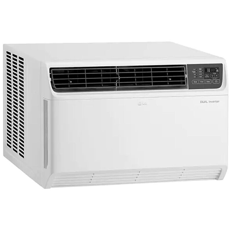 LG 14,000 BTU 115V Smart Energy Star Window/Wall Air Conditioner with Dual Inverter, 3 Fan Speeds, Sleep Mode & Remote Control - White, , hires