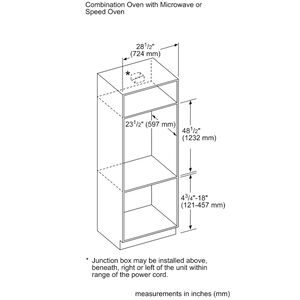 Thermador Masterpiece Series 30 in. 6.1 cu. ft. Smart Speed Electric Microwave/Wall Oven Combo with True European Convection - Stainless Steel, , hires