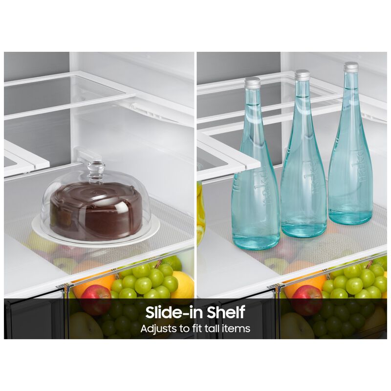 Samsung Bespoke 36 in. 25.5 cu. ft. Smart Counter Depth French Door Refrigerator with Ice & Water Dispenser - Fingerprint Resistant Stainless Steel, , hires