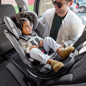 Evenflo Gold Revolve360 Slim 2-in-1 Rotational Car Seat with SensorSafe - Pearl Gray, Pearl Gray, hires