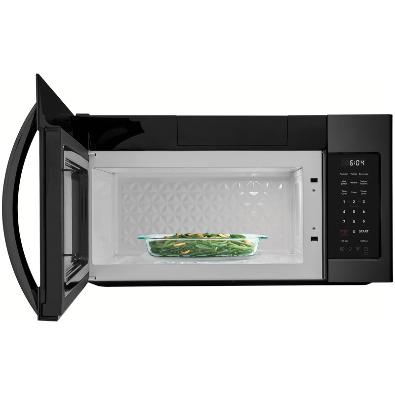 Frigidaire 30 in. 1.8 cu. ft. 1000W Over-the-Range Microwave with 300 CFM - Black Stainless, Black Stainless, hires