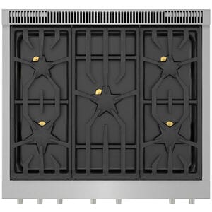 Thermador Pro Harmony Professional Series 30 in. 4.6 cu. ft. Standard Convection Gas Range with 5 Sealed Burners - Stainless Steel, , hires