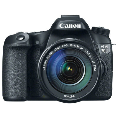Canon EOS 70D 20.2 MP DSLR Digital Camera with 18-135mm STM Lens | EOS70D18-135
