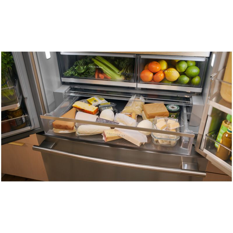 KitchenAid 36 in. 23.1 cu. ft. Smart Counter Depth French Door Refrigerator with Ice & Water Dispenser - Juniper, , hires