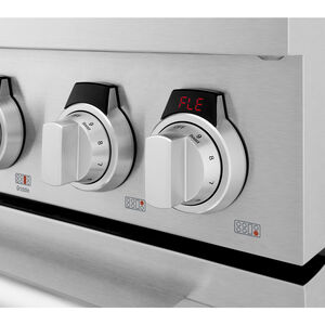 SKS 48 in. 7.9 cu. ft. Smart Standard Convection Double Oven Gas Range with 6 Sealed Burners & Griddle - Stainless Steel, , hires