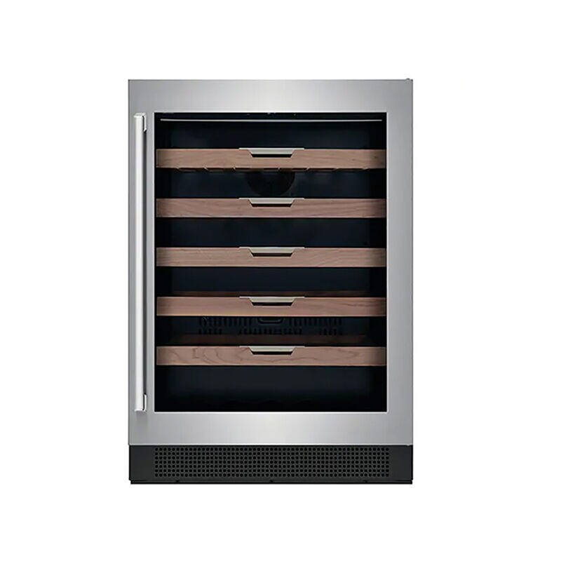 Electrolux 24 in. Freestanding Wine Cooler with Wood Racks, Single Temperature Zone & 41 Bottle Capacity - Stainless Steel, , hires