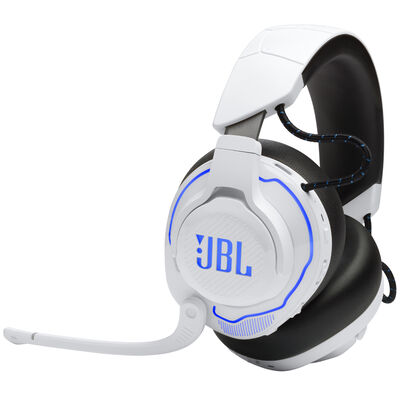 JBL Quantum 910P Wireless Over-Ear Gaming Headset with Head Tracking-Enhanced, Active Noise Cancelling & Bluetooth - White | JBLQ910PWLWH
