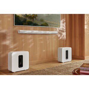 Sonos Sub 4 Wireless Subwoofer - White, White, hires