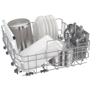 Bosch 300 Series 24 in. Front Control Smart Dishwasher with 46 dBa Sound Level, 3rd-Rack, PureDry & Pocket - Black, , hires