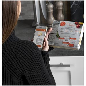 GE Profile 24 in. 2.2 cu. ft. 1100W Smart Built-In Microwave with Sensor Cooking - Stainless Steel, , hires