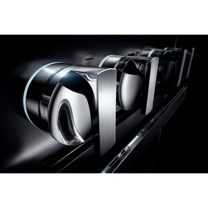 JennAir Noir Series 30 in. 4.1 cu. ft. Smart True European Convection Dual Fuel Range with 4 Sealed Burners - Stainless Steel, , hires