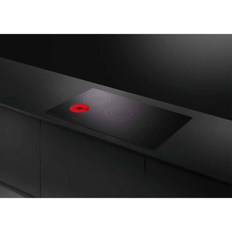 Fisher & Paykel Series 5 36 in. 5-Burner Electric Cooktop with Simmer Burner & Power Burner - Black Glass, , hires