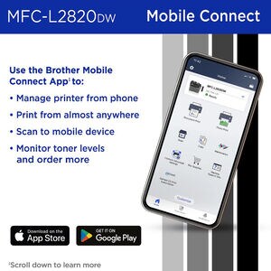 Brother MFC-L2820DW Laser Multi-Function Printer, , hires