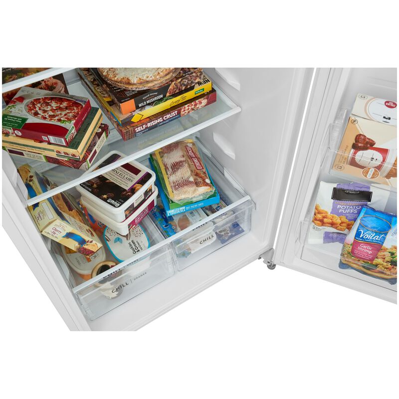 Frigidaire 30 in. 21.0 cu. ft. Garage-Ready Upright Freezer with Adjustable Shelves - White, , hires