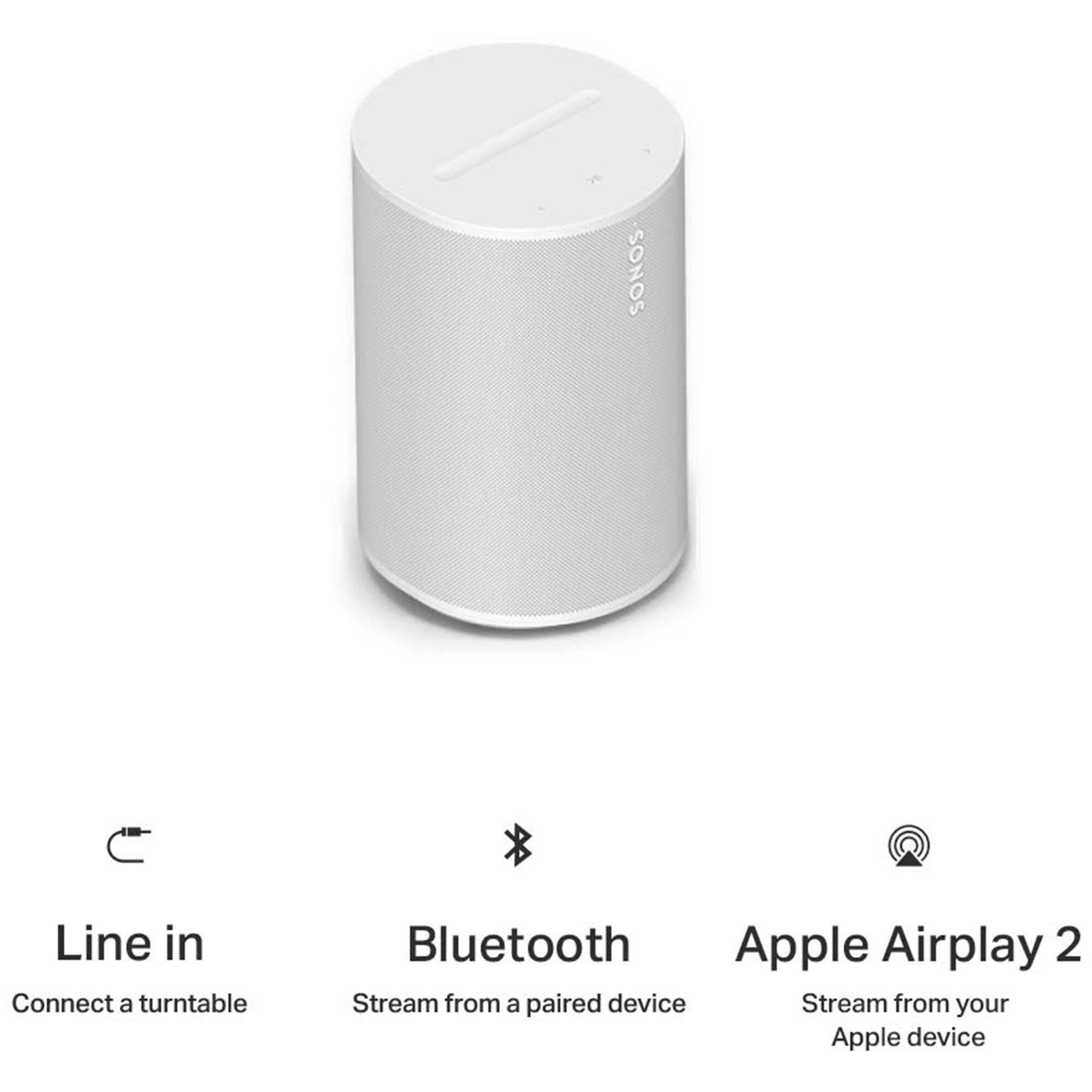Sonos Era 100 SL Smart Speaker - White | P.C. Richard & Son