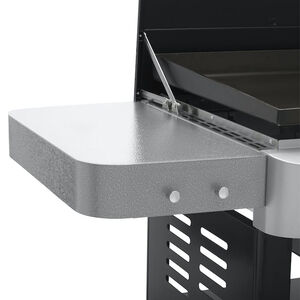 Weber 36 in. 4-Burner Liquid Propane Gas Flat Top Griddle with Side Tables and 756 sq. in. Cooking Surface - Black, , hires