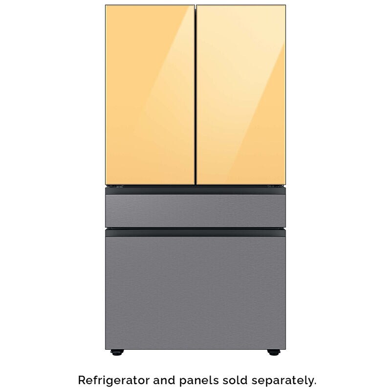 Samsung Bespoke 4-Door French Door Bottom Panel for Refrigerators - Stainless Steel, , hires