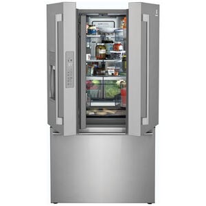 Electrolux 36 in. 22.6 cu. ft. Counter Depth French Door Refrigerator with Ice & Water Dispenser - Stainless Steel, , hires