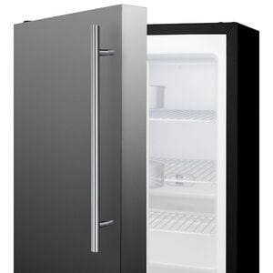 Summit 21 in. 2.6 cu. ft. Built-In Compact Upright Freezer with Adjustable Shelves - Stainless Steel, , hires