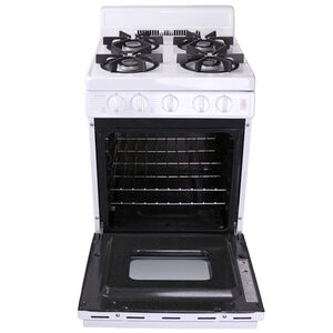 Premier 20 in. 2.4 cu. ft. Gas Range with 4 Sealed Burners - White, , hires