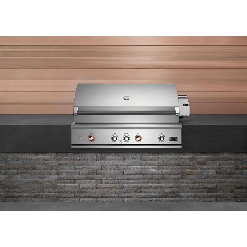 DCS Series 9 48 in. 3-Burner Built-In Liquid Propane Gas Grill with Rotisserie, Sear Burner & Smoke Box - Stainless Steel, , hires