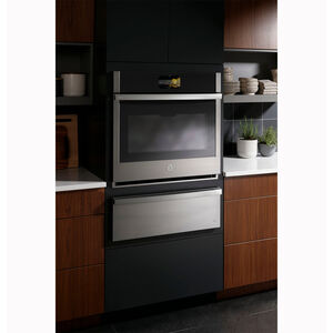 GE Profile 27 in. 1.7 cu. ft. Warming Drawer with Humidity Control - Stainless Steel, , hires