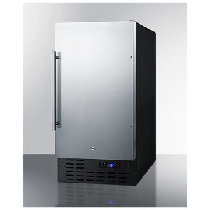 Summit 18 in. Built-In Undercounter Ice Maker with 8 lb. Ice Storage, Auto-Defrost & Digital Control - Stainless Steel, , hires